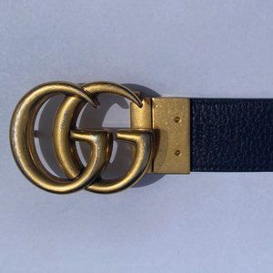 Gucci Marmont Leather Belt - Double G